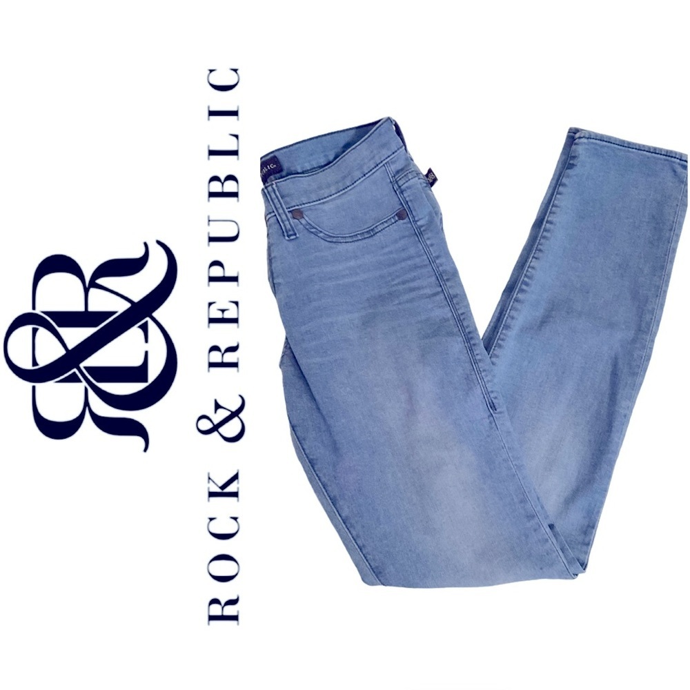 Rock & Republic® Kashmere Sky Blue Skinny Jeans 💫